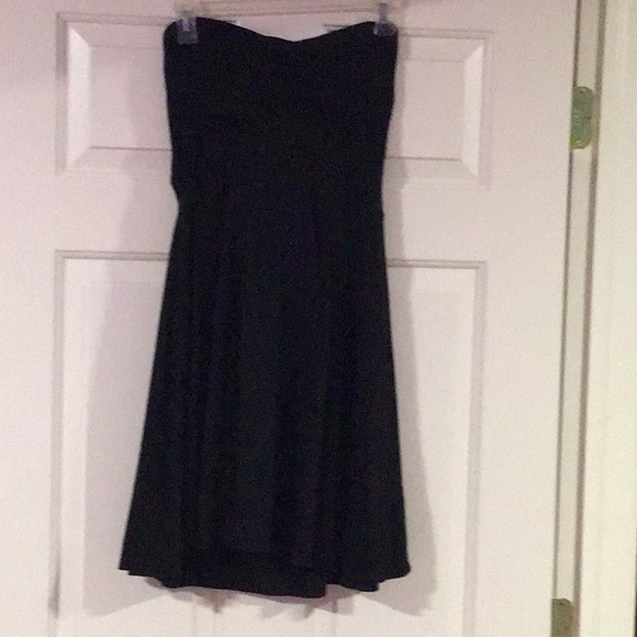 Planet gold strapless black dress - Picture 1 of 5
